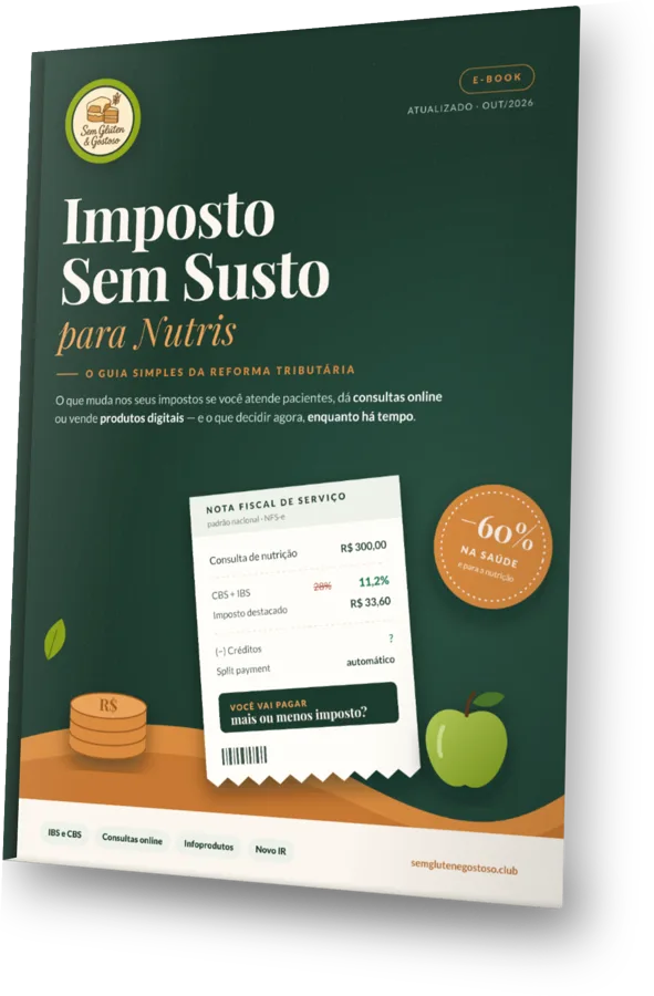 Capa do e-book Imposto Sem Susto para Nutris