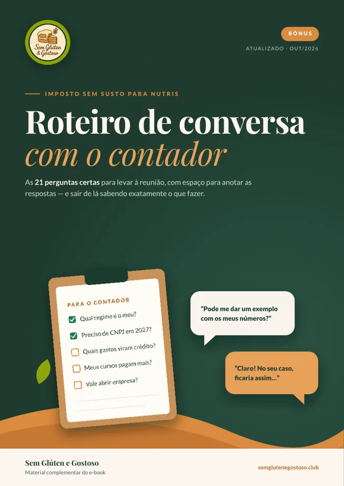 Capa do roteiro de conversa com o contador